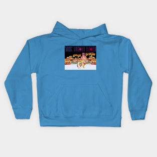 Smash Ventura Neon Icon Wrestling Kids Hoodie